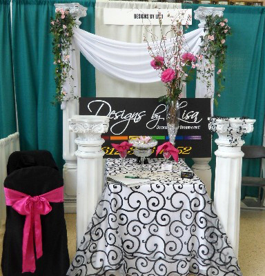 Tradeshow Displays - Idea Gallery - White 4 foot Wedding Columns for rent